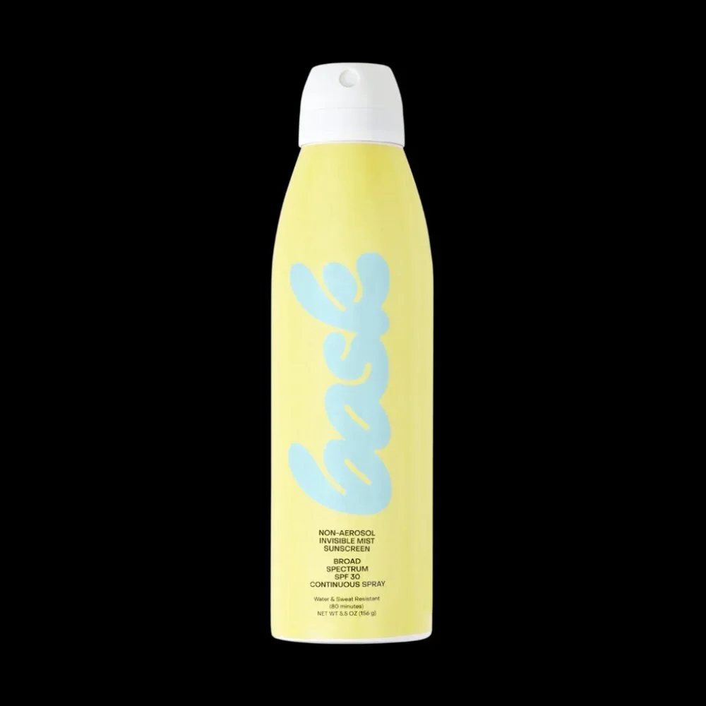 NWT Bask Non-Aerosol Invisible Mist Sunscreen SPF 50 5.5 oz